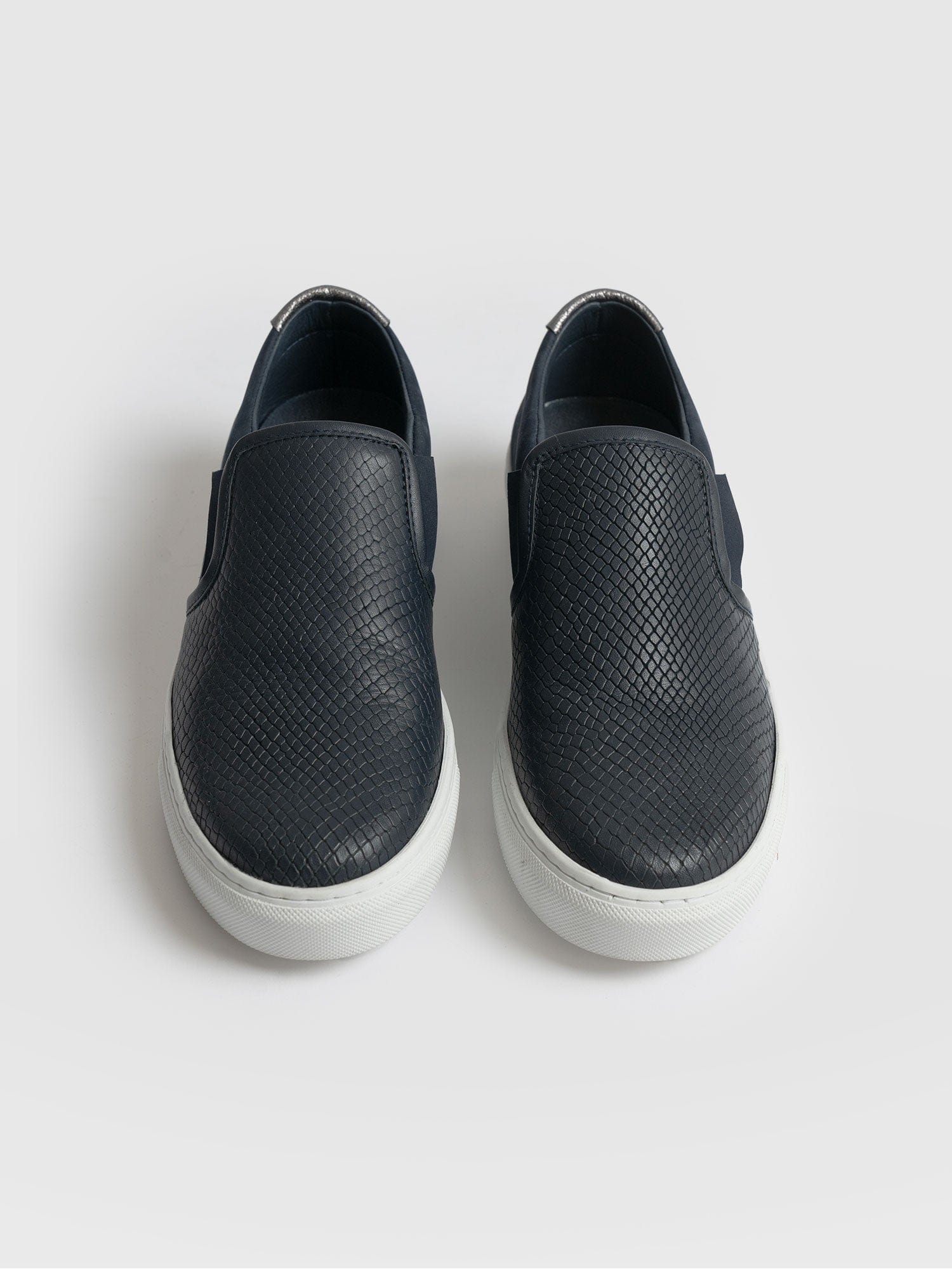 Sloane Slip On Trainer Navy - Women's Trainers | Saint + Sofia® UK